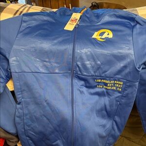 NFL Blue Los Angeles Rams Lightweight Jacket